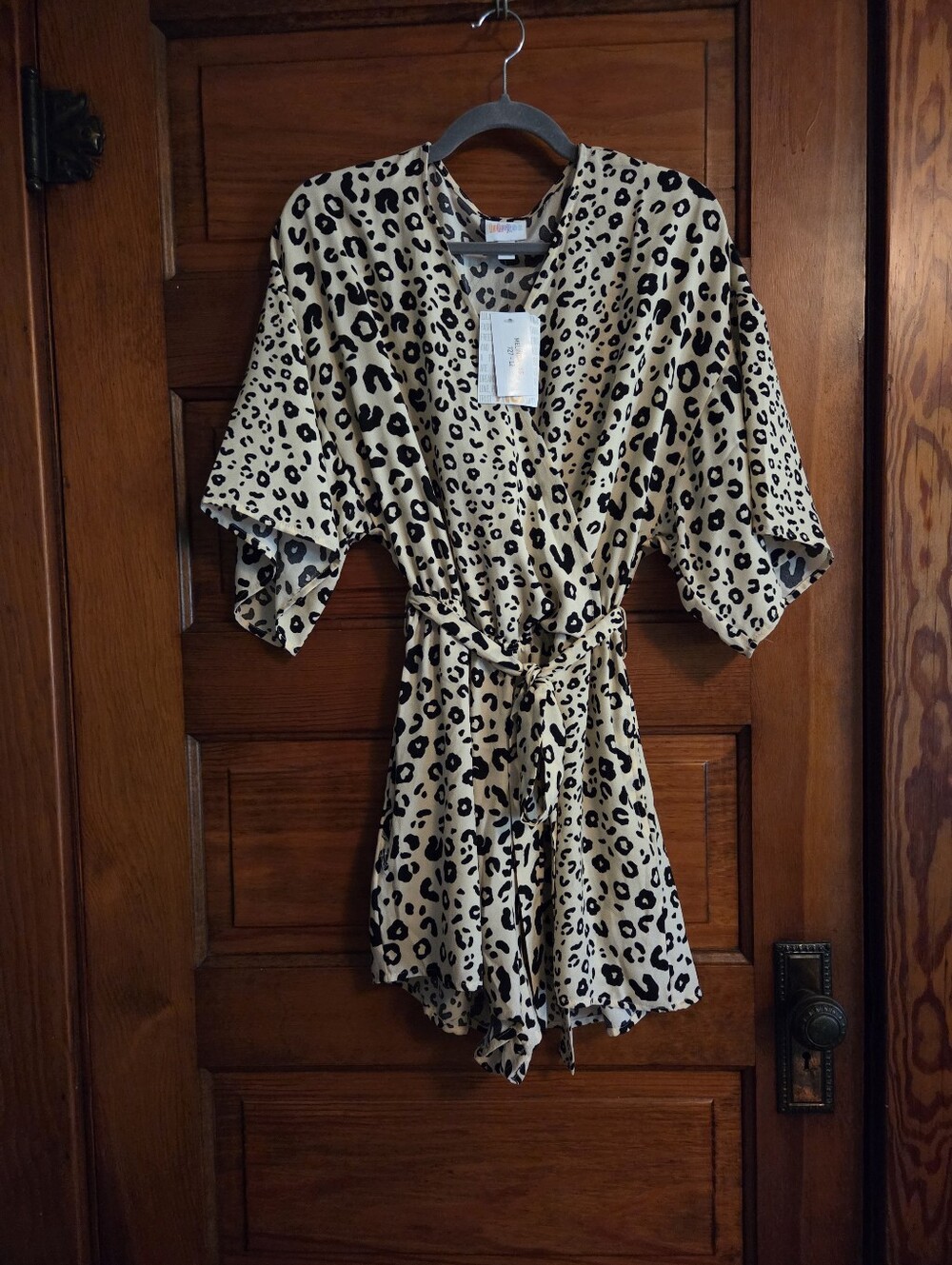 LuLaRoe Animal Print Melinda Romper